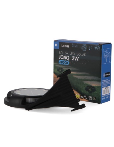 Solar-LED-Warnleuchte Joaq mit Stab, 2W 6000K