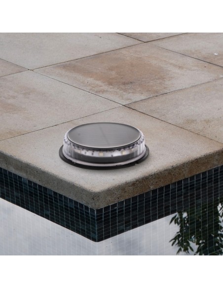 Solar-LED-Warnleuchte Joaq mit Stab, 2W 6000K