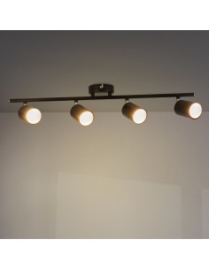 Black Series Ceiling Lamp 4 GU10 M LEDME