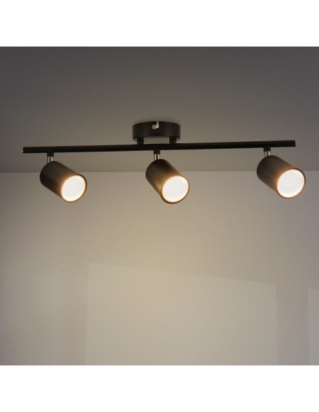 LEDME Deckenleuchte Serie Black 4 GU10 M