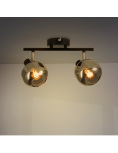 LEDME Glass Series Ceiling Lamp 2 E14 Bulbs M