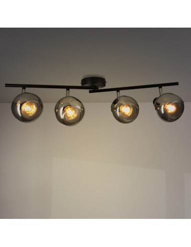 LEDME Glass Series Ceiling Lamp 2 E14 Bulbs M