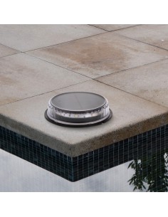 Baliza LED solar RGB de suelo M LEDME 3W sensor crepuscular IP54