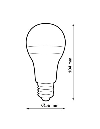 Lampadina LED E27 A60 10W Pack 6 6000K