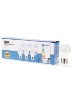 Ampoule LED E27 G45 5W Pack 6 6000K
