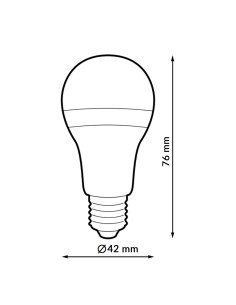 Ampoule LED E27 G45 5W Pack 6 6000K 2