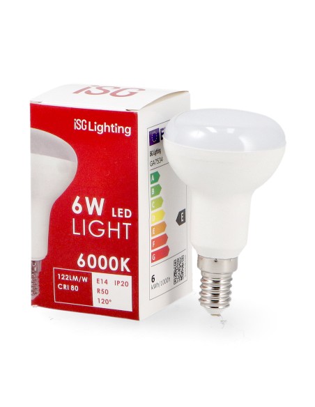 Lâmpada LED E27 R80 12W 6000K