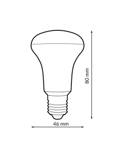 LED E14 R50 6W 2700K Bulb iSG Lighting 2