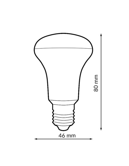 Bombilla LED E14 R50 6W 2700K iSG Lighting