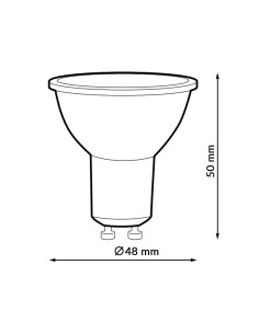 LED GU10 SMD Plus Bulb 7W Dimmable Triac 6000K 2