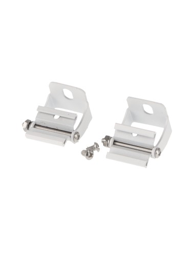 Pack de 2 Clipe de Fixação em Alumínio Branco Lm3699