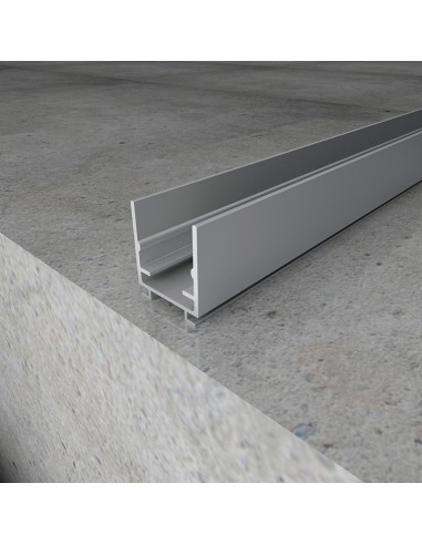 Pack de 2 Clips de Sujeción en Aluminio Gris Lm3700