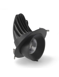 Adjustable LED Track Downlight Black 30W CCT