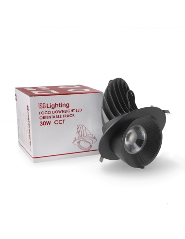 Downlight LED orientabile Black Track 30W CCT