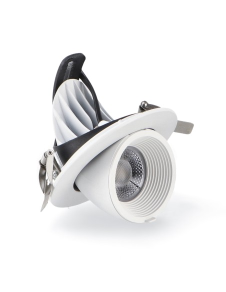 Adjustable LED Track Downlight Black 30W CCT