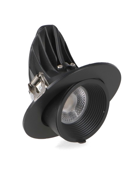 Adjustable LED Track Downlight Black 30W CCT