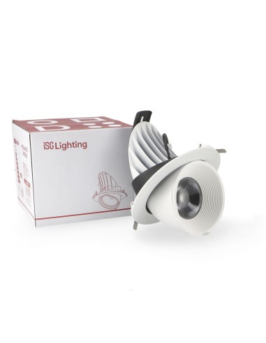 Adjustable LED Downlight Track Spotlight 30W CCT, Epistar Source and Lifud Driver