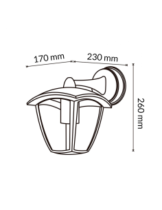 Aplique de pared Ronse con sensor M LEDME acero y PMMA 2