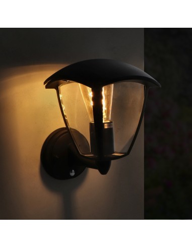 Ronse wall light with sensor M LEDME steel and PMMA