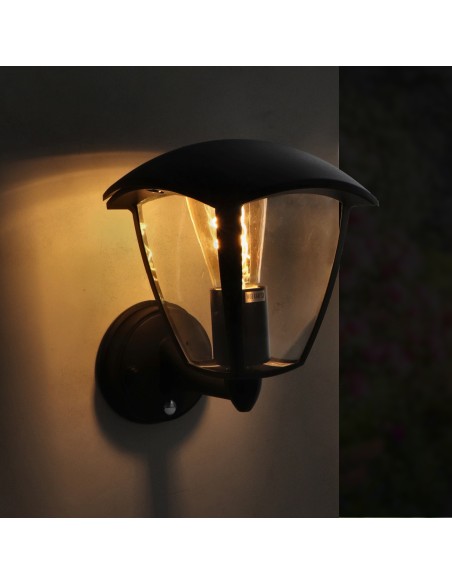 Aplique de parede Ronse com sensor M LEDME aço e PMMA