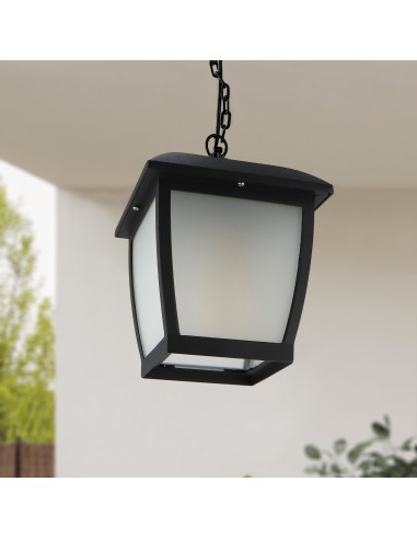 House M LEDME Stahl Glas Leuchte 170x170x280 mm E27 IP44