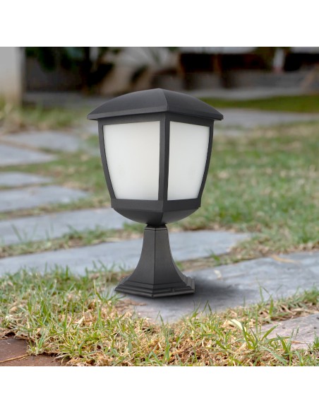 Lampada da soffitto House M LEDME Acciaio e Cristallo E27 IP44