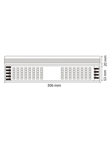 Alimentatore Slim LEDME 200W 24Vdc IP20