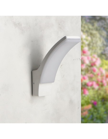 LED Wall Light Winni Black 12W Outdoor IP54 IK8