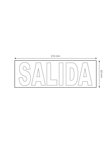 Adhesive emergency exit pictogram M LEDME