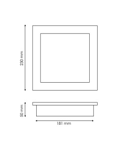 Foco Downlight LED Black Square 30W CCT, 3300 lúmenes, Aluminio 2