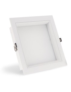 Foco Downlight LED White Square 30W CCT, 3300 lm, Aluminio
