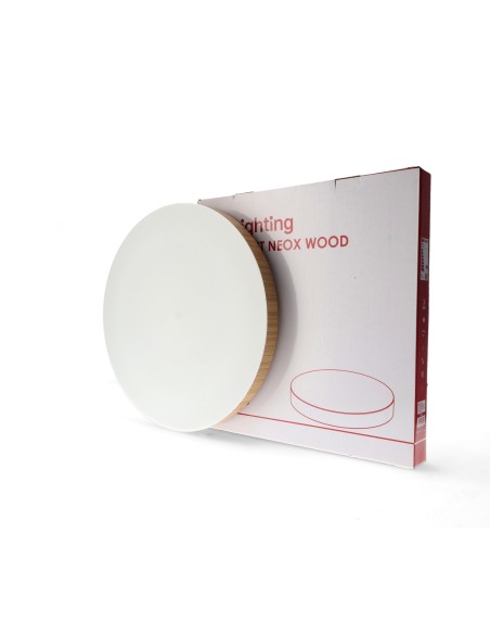 ISG Lighting Neox 24W Wood CCT Ceiling Light