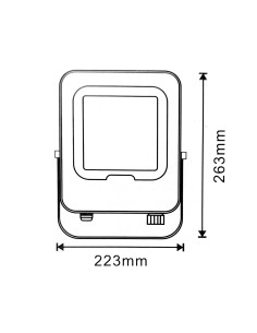 LEDME Napoli Plus White 100W CCT LED-Scheinwerfer 2