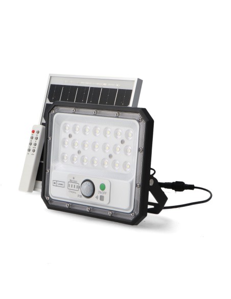 Foco Projetor LED Solar Aras com Sensor 50W 6000K