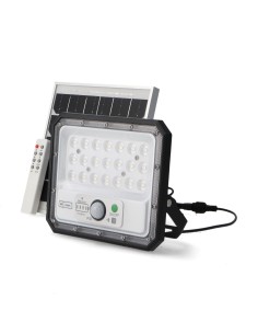 Foco projetor LED solar M LEDME 6W 700lm sensor de movimento