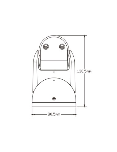 LEDME Surface PIR Motion Detector 180° IP44