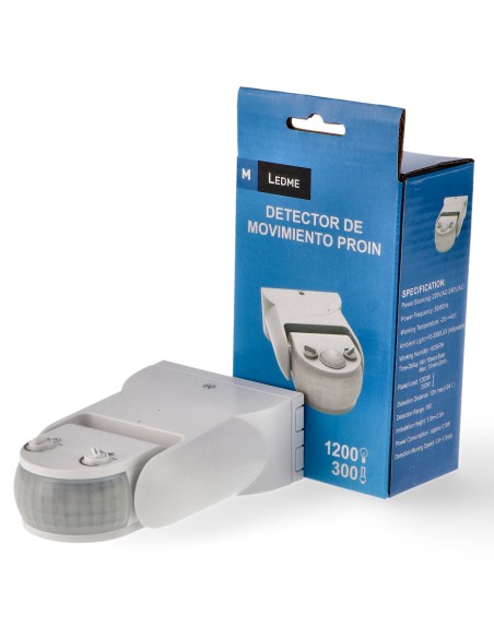 LEDME Surface PIR Motion Detector 180° IP44