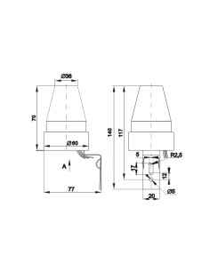 Dämmerungssensor M LEDME 10A IP44 2