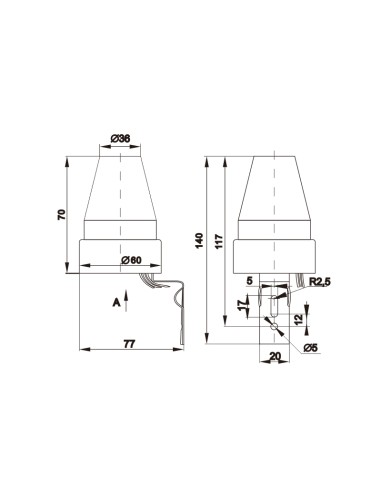 LEDME M Twilight Sensor 10A IP44