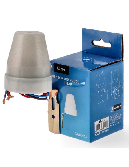 Sensor de Luz Crepuscular M LEDME 10A IP44