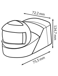 Surface M PIR Motion Detector 180° LEDME IP44 2
