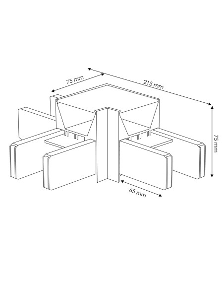 Barra Linear Trunk 5W iSG Lighting com Fonte Osram e CRI 80
