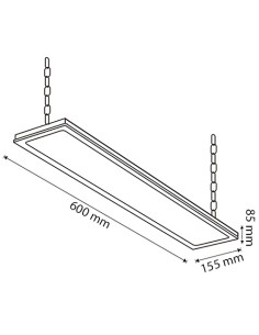Exaustor Linear LED Space 200W Philips 5700K Flicker Free 2