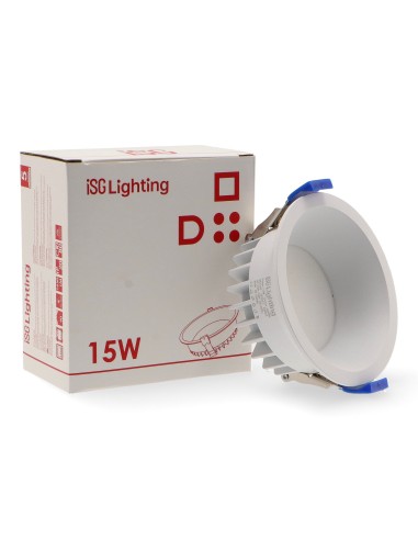 Downlight da incasso LED 15W iSG Lighting 6000K alluminio