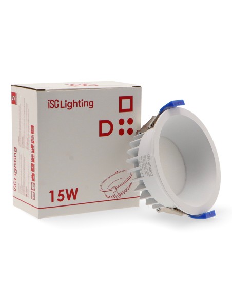 Downlight da incasso LED 15W iSG Lighting 6000K alluminio