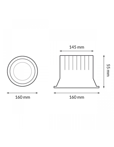 Einbauleuchte LED White Luxtar 30W 6000K