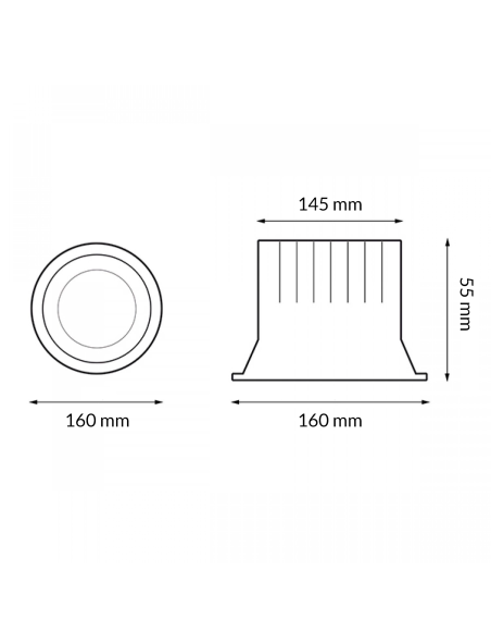 Einbauleuchte LED White Luxtar 30W 6000K
