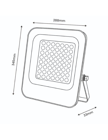 LED Projector Spotlight Napoli Plus 200W 6000K Osram Driver
