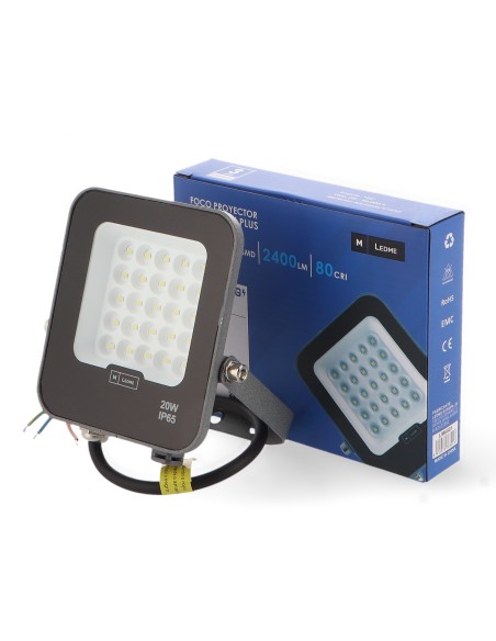 Projecteur LED Napoli Plus 20W 3000K Source Osram