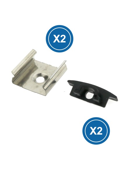 Bouchons et épingles pour profilé LM3706, 20 unités